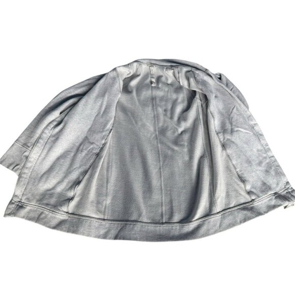 Lululemon Back To It Wrap Jacket in Heathered Vapor Woman's Sz 6 - Picture 11 of 12